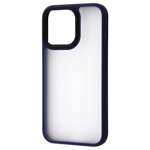 Чехол Shadow Matte Metal Buttons для iPhone 12 Pro Max Blue